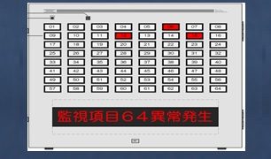 警報監視表示盤（TMC-700/ABX）